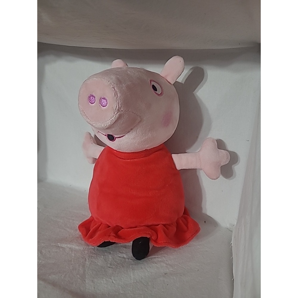 Peppa Pig‎ Whistle n' Oink Plush Pink Cheeks Glow 10" Plush Stuffed Toy Jazware